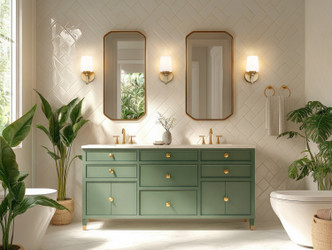 Henri One Light Vanity (7700-1V-MGLD)