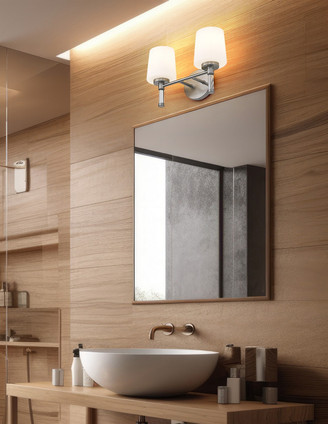 Henri Two Light Vanity (7700-2V-BN)
