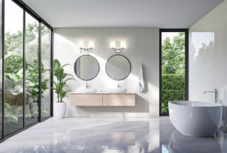 Henri Two Light Vanity (7700-2V-CH)