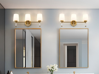 Henri Three Light Vanity (7700-3V-MGLD)
