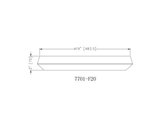 Quasars LED Flush Mount (7701F20-BN-LED)