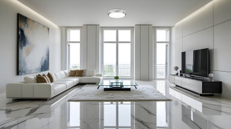 Quasars LED Flush Mount (7701F20-BN-LED)