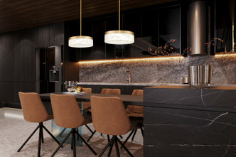 Renaud LED Pendant (827P13-MGLD-LED)