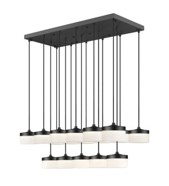 Z-Lite - 827P6-17L-MB-LED - LED Linear Chandelier - Renaud - Matte Black