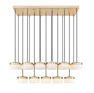 Renaud LED Linear Chandelier (827P6-17L-MGLD-LED)