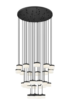 Z-Lite - 827P6-27R-MB-LED - LED Chandelier - Renaud - Matte Black