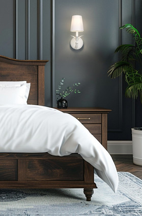 Aslin One Light Wall Sconce (830-1S-TXWH)