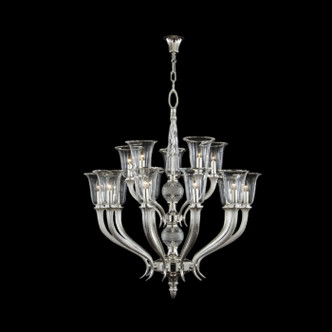 Fine Art Handcrafted Lighting - 20017-1-387 - LED Chandelier - Mariner Luxury - Antique Silver Plated
