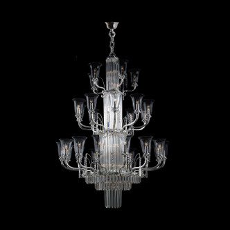 Fine Art Handcrafted Lighting - 20037-1-4 - LED Chandelier - Mariner Luxury - Polished Silver