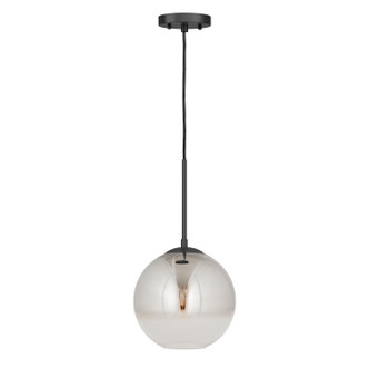 Forte - 2761-01-04 - One Light Pendant - Callisto - Black