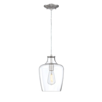 Forte - 2779-01-55 - One Light Mini Pendant - Milo - Brushed Nickel
