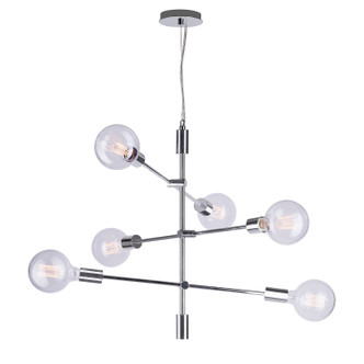 Baton Six Light Chandelier (7117-06-05) Baton Six Light Chandelier (7117-06-05)