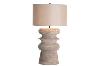 Claudius One Light Table Lamp in Light Washed Wood/Venetian Rust (550-SCH-175113) Claudius One Light Table Lamp in Light Washed Wood/Venetian Rust (550-SCH-175113)