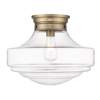 Ingalls One Light Semi-Flush Mount (0508-LSF MBS-CLR)