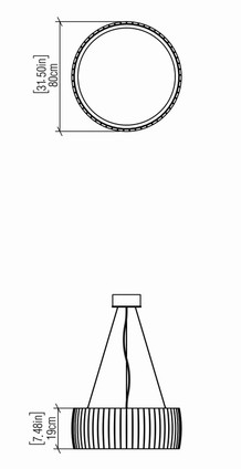 Barrel LED Pendant (1113LED.49)