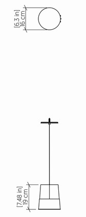 Conical One Light Pendant (1151.44)