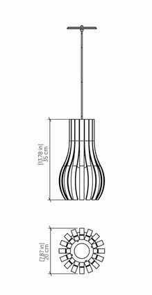 Barrel One Light Pendant (1153.12)