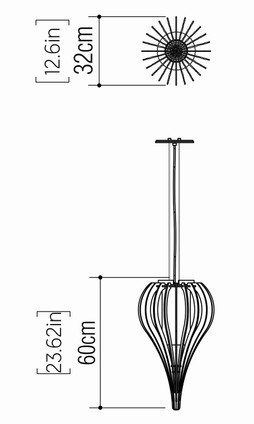 Cappadocia One Light Pendant (1190.12)