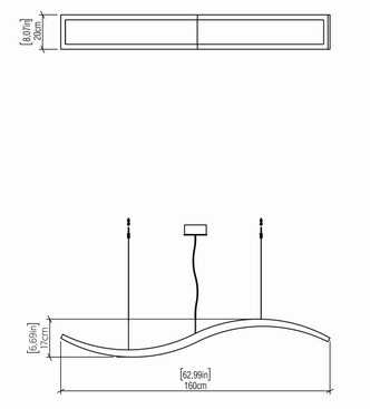 Clean LED Pendant (1300LED.06)