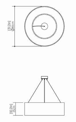 Cylindrical LED Pendant (213LED.06)