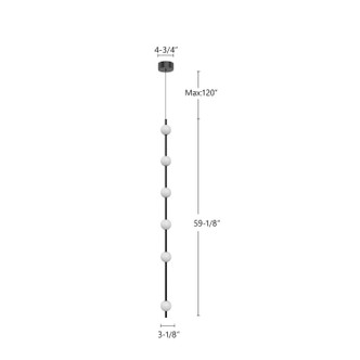 Misaki LED Pendant (PD14760-BK)