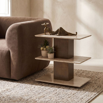 Travertini Accent Table (51169)
