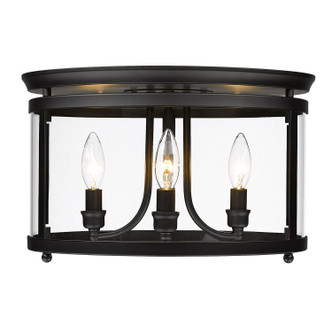 Payton Three Light Flush Mount (1157-FM BLK) Payton Three Light Flush Mount (1157-FM BLK)