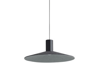 Golden - 3133-P20 FB-GY - LED Pendant - Faroe - Flecked Black/Grey
