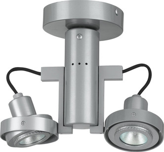 Cal Lighting - CE-962/MR-16-PS - 12V Mr-16 Two Lights 50W Max Ea Tr - Dual Spot - Painted Silver