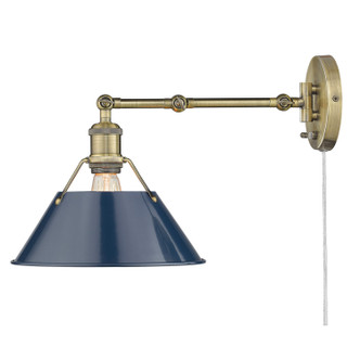Orwell One Light Wall Sconce (3306-A1W AB-NVY) Orwell One Light Wall Sconce (3306-A1W AB-NVY)