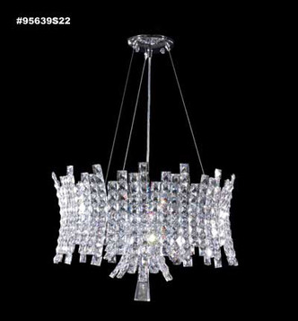 James R. Moder - 95639S22 - 12 Light Chandelier - Eclipse Fashion - Silver