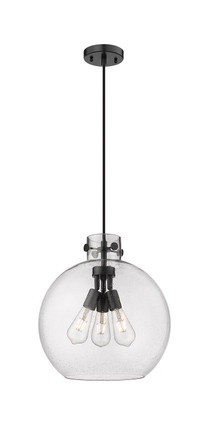 Innovations - 410-3PL-BK-G410-14SDY - Three Light Pendant - Downtown Urban - Matte Black