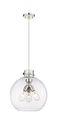 Innovations - 410-3PL-PN-G410-14CL - Three Light Pendant - Downtown Urban - Polished Nickel