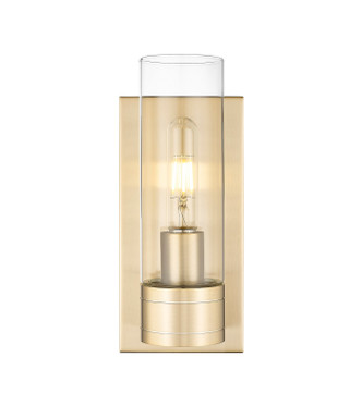Downtown Urban One Light Wall Sconce (617-1W-CB-G617-8CL)