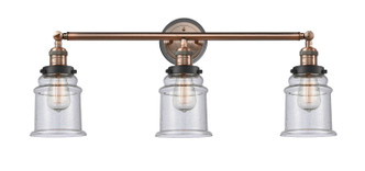 Innovations - 205BP-ACBK-G184 - Three Light Bath Vanity - Franklin Restoration - Antique Copper