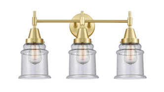 Innovations - 447-3W-SB-G184 - Three Light Bath Vanity - Satin Brass
