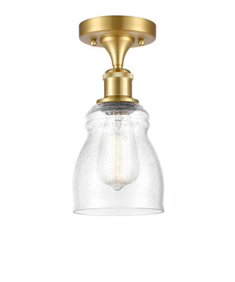 Innovations - 516-1C-SG-G394 - One Light Semi-Flush Mount - Ballston - Satin Gold