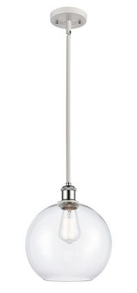 Innovations - 516-1S-WPC-G122-10 - One Light Mini Pendant - Ballston - White Polished Chrome