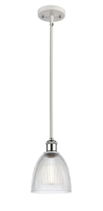 Innovations - 516-1S-WPC-G382 - One Light Mini Pendant - Ballston - White Polished Chrome