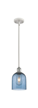 Innovations - 516-1S-WPC-G558-6BL - One Light Mini Pendant - Ballston - White Polished Chrome