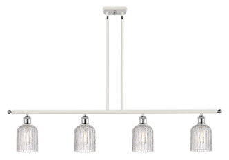Innovations - 516-4I-WPC-G559-5CL - Four Light Island Pendant - Ballston - White Polished Chrome