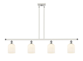 Innovations - 516-4I-WPC-G559-5GWH - Four Light Island Pendant - Ballston - White Polished Chrome