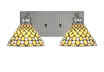 Toltec Lighting - 1162-BN-9415 - Two Light Bath Bar - Edge - Brushed Nickel