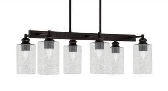 Toltec Lighting - 1186-ES-3002 - Six Light Island Pendant - Edge - Espresso