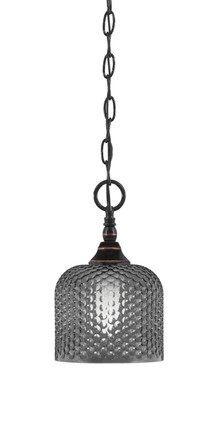 Toltec Lighting - 11-BC-4612 - One Light Mini Pendant - Chain - Black Copper