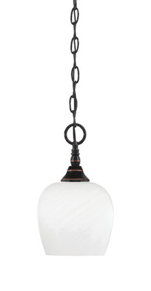 Toltec Lighting - 11-BC-4811 - One Light Mini Pendant - Chain - Black Copper