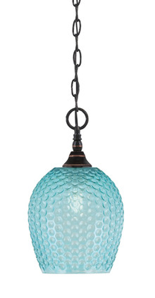 Toltec Lighting - 11-BC-4905 - One Light Mini Pendant - Chain - Black Copper
