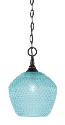 Toltec Lighting - 11-BC-4925 - One Light Mini Pendant - Chain - Black Copper