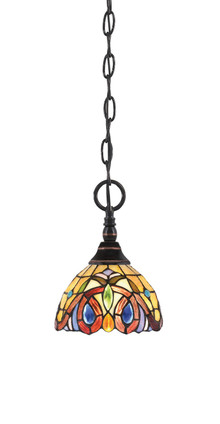 Toltec Lighting - 11-BC-9445 - One Light Mini Pendant - Chain - Black Copper