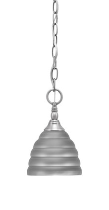 Toltec Lighting - 11-BN-425-BN - One Light Mini Pendant - Chain - Brushed Nickel